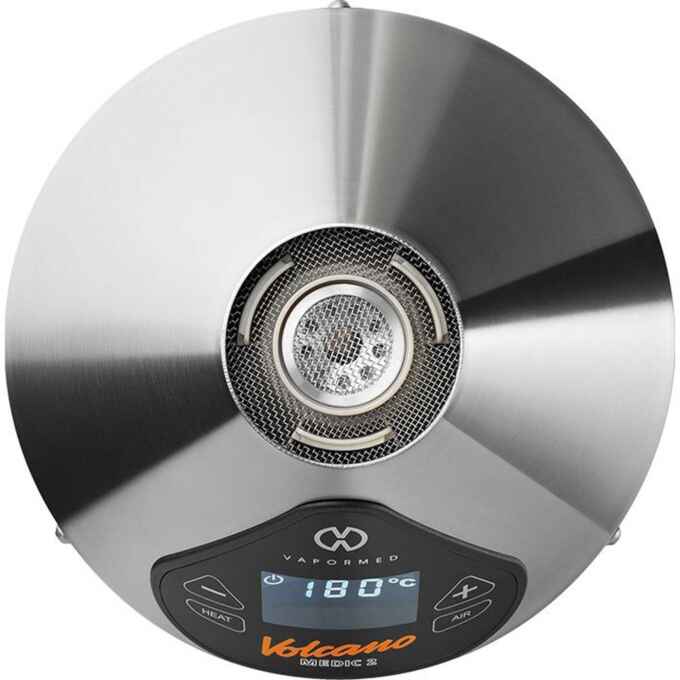 Volcano Medic 2 Vaporizer von Vapormed mit Temperaturanzeige und Edelstahlgehäuse.