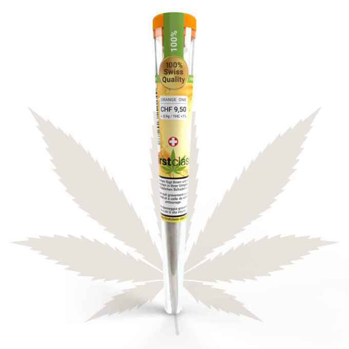 Produktbild von Joint Orange One 0.9g – erhältlich bei firstclass CBD Schweiz
