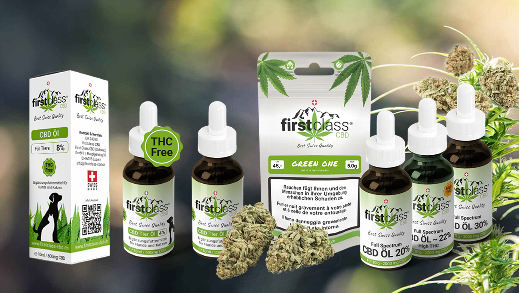 Firstclass CBD products – Swiss CBD oil and flowers on special offer
