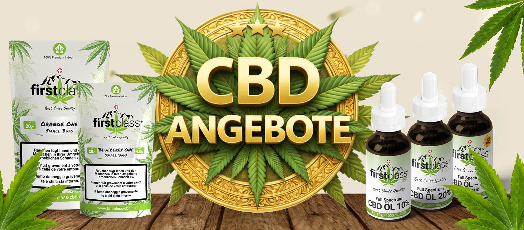CBD Angebote Schweiz – fünf hochwertige CBD Produkte im Überblick