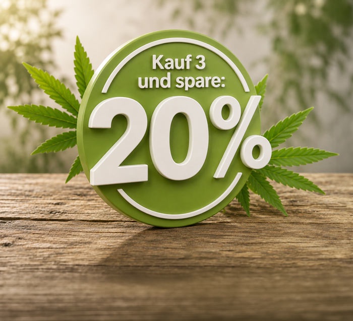 CBD 3er Set aus der Schweiz – 20 Prozent sparen auf ausgewählte Premium Produkte
