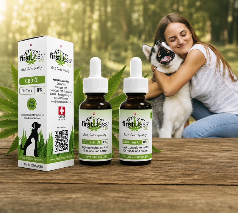 CBD Öl für Tiere aus der Schweiz – geprüfte Tropfen für Hunde und Katzen